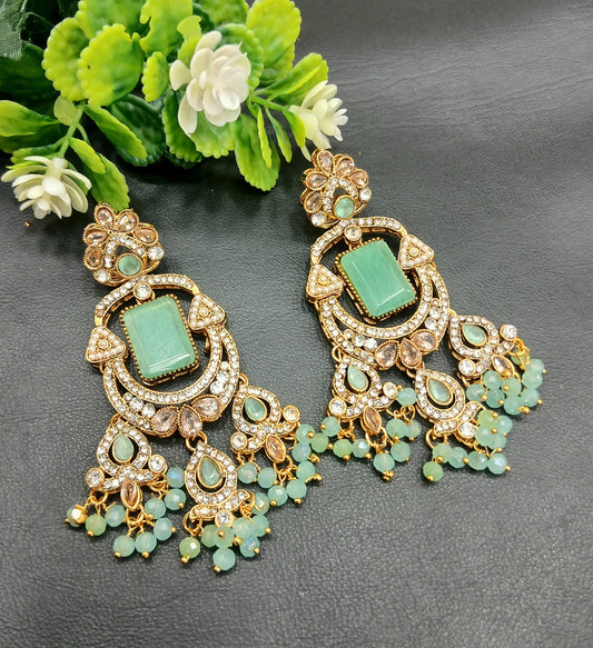 ✨ Elegant Artificial Zircon Statement Earrings ✨