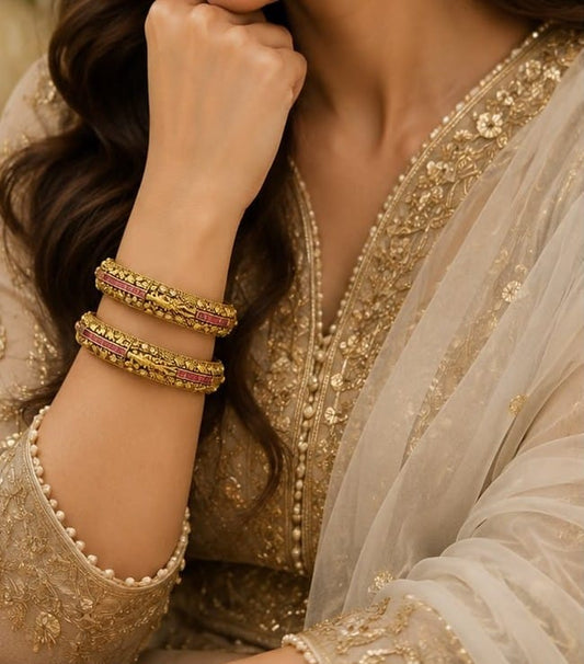 Artificial Gold-Plated Bangles