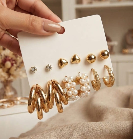 funky earrings card