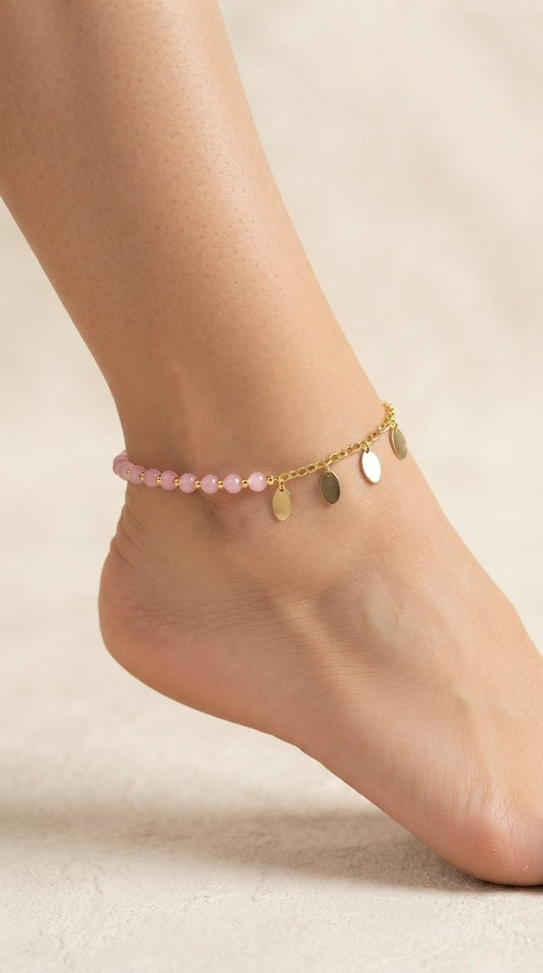 ✨Heart Charm Anklet