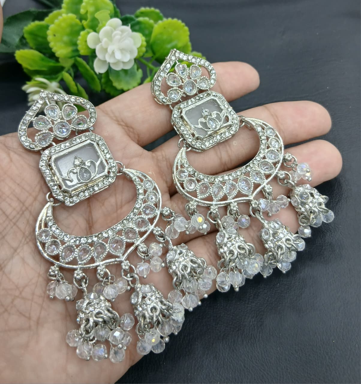 Luxury Chandbali Earrings – Artificial Jewellery