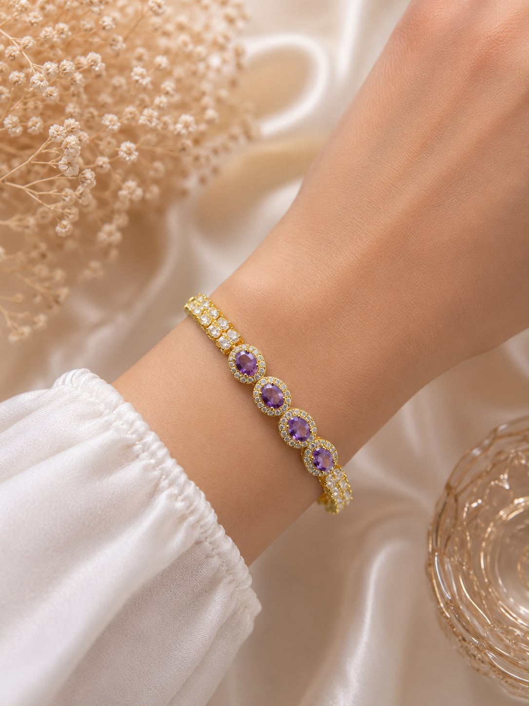 Royal all Design Zircon Bracelet