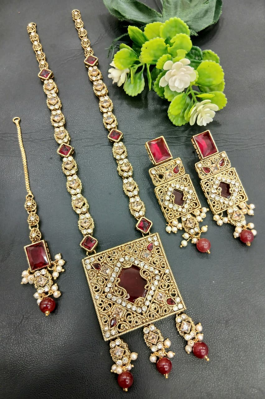 ✨ Traditional Artificial Jewellery Set ✨