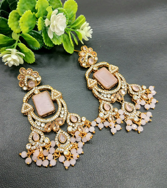 ✨ Elegant Artificial Zircon Statement Earrings ✨